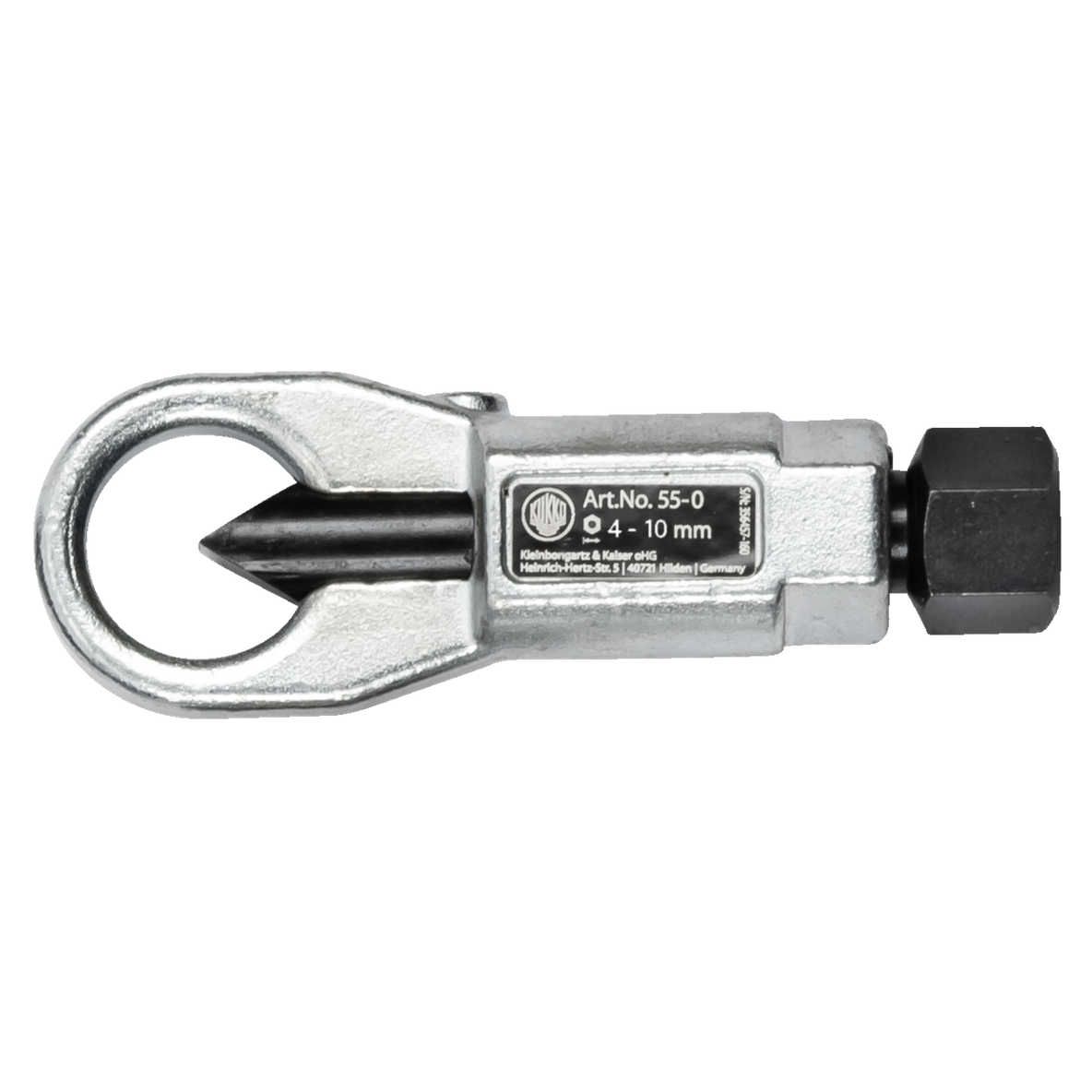 Kukko 55-0 - Single-blade mechanical nut splitter Span 4-10 mm