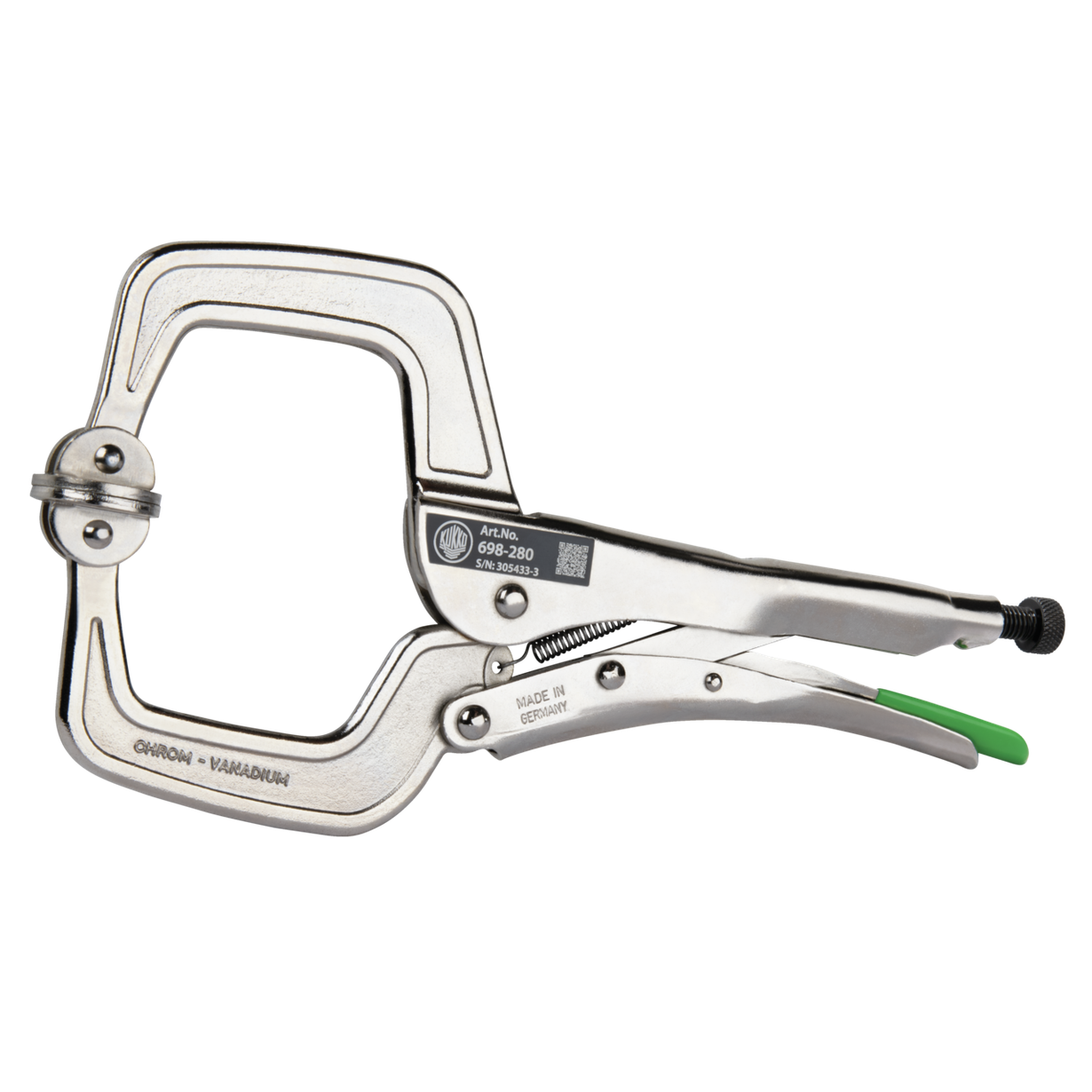 Kukko 698-280 - Parallel Kla mmer Grip Pliers 11"/280 mm