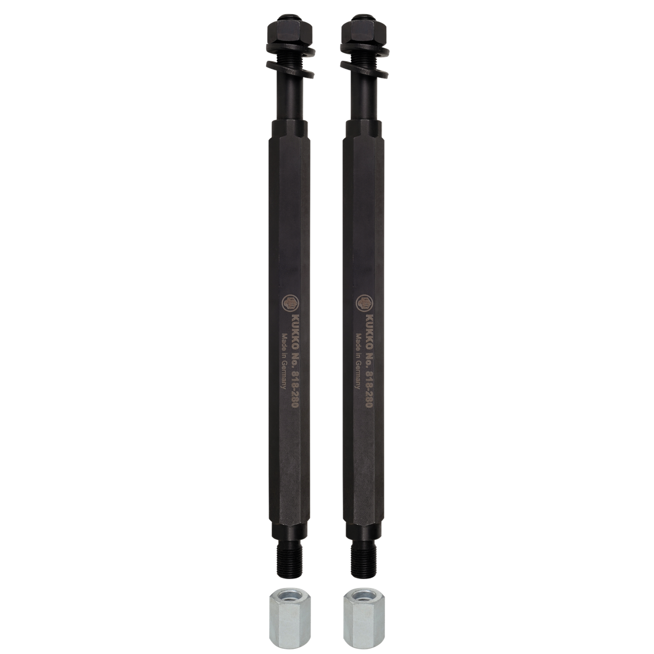 Kukko 818-280-P - Complete drawbolt pair, 250 mm extension