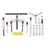 Kukko K-2030-20+S | 15-piece universal puller set 2-jaw and 3-jaw with two different puller jaw types