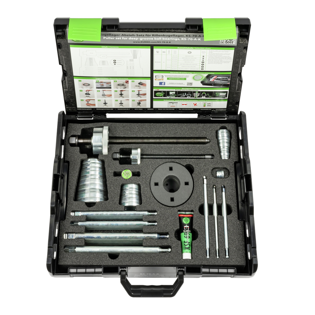 Kukko KS-70-A-K - Universal Ball Bearing Puller Set "PULLPO"