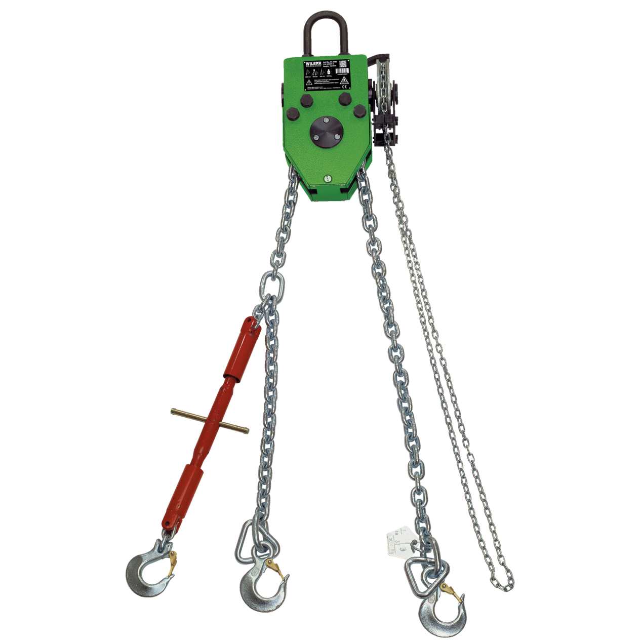 Kukko W-3180/K - Loose load chain with 3 hooks for motor directors