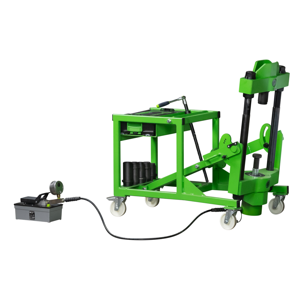 Kukko Y-AP-75 - Mobile Hydraulic Axle Stem Press "AXLE" with 75 t max. pressing force