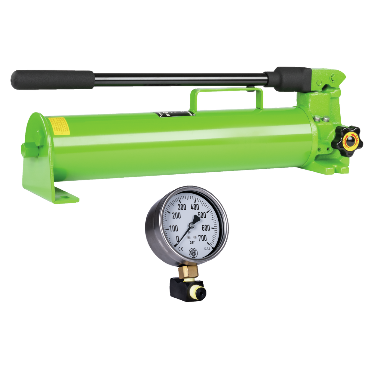 Kukko YHP-424 - Hand pump with pressure gauge