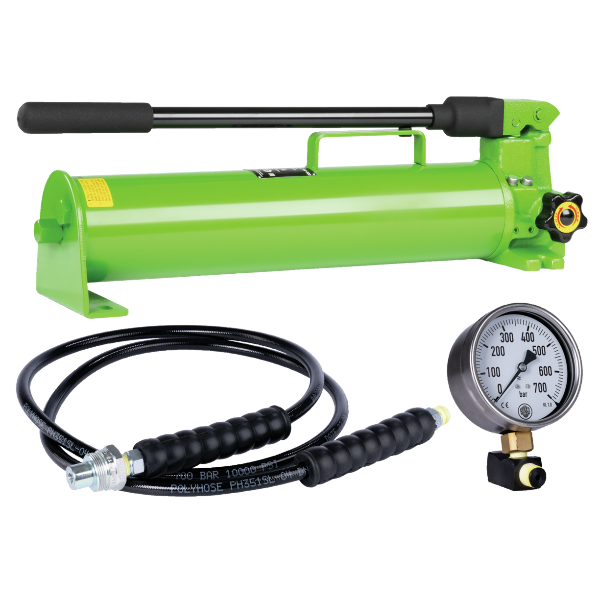 Kukko YHP-425 - Hand pump with hose, pressure gauge
