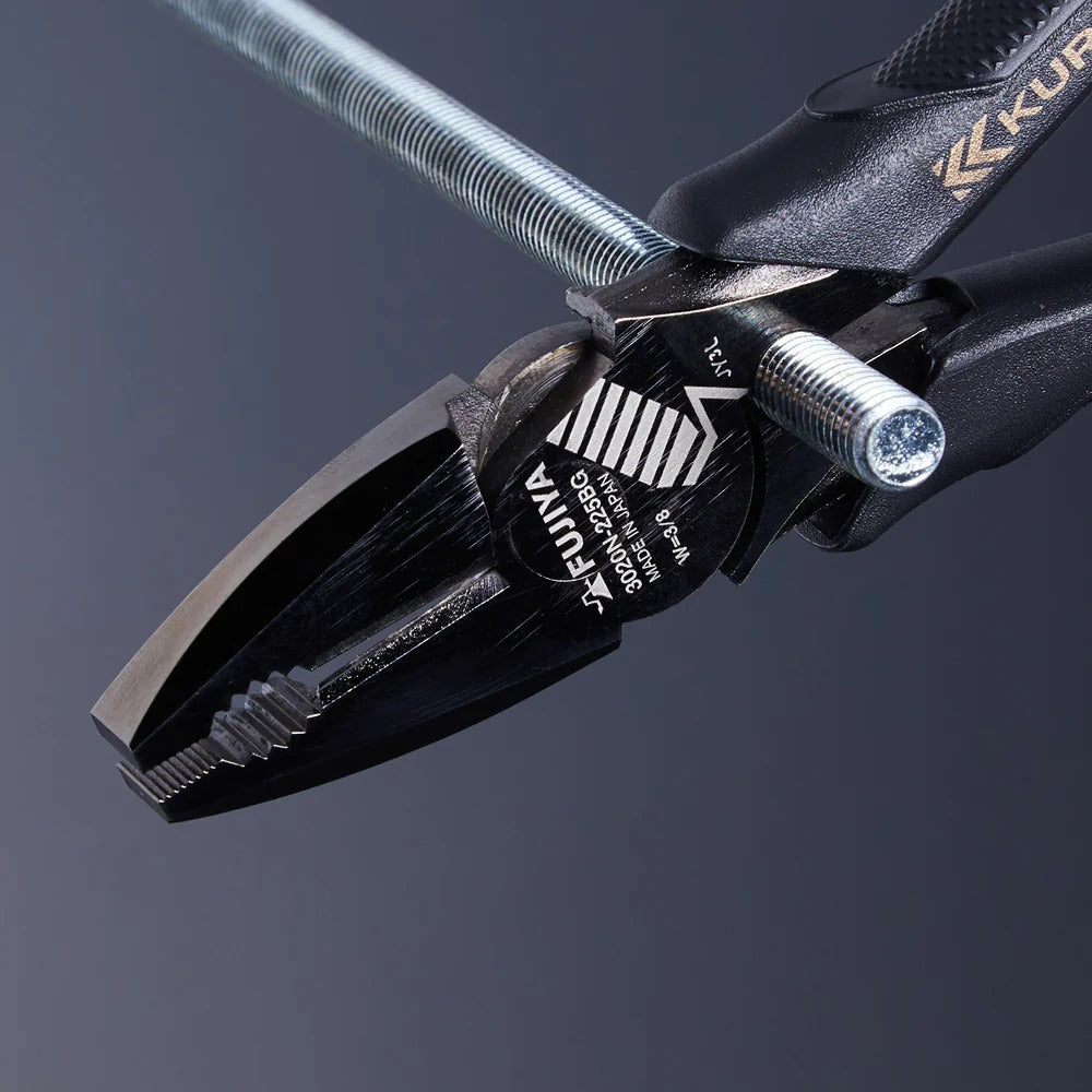 Kurokin 3020N-200BG Eccentric Power Pliers with Thread Repair and Deburring