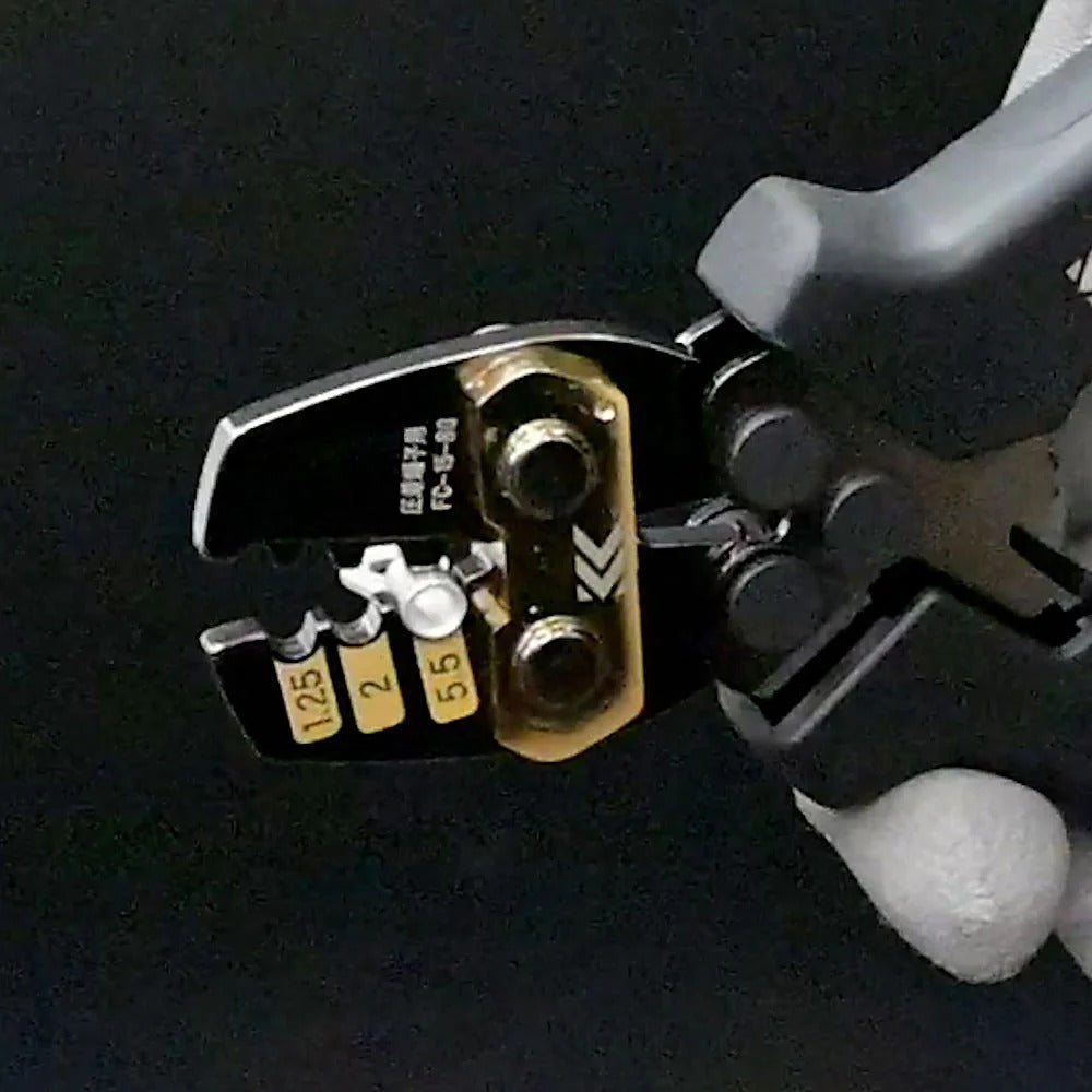 Kurokin FC-15S-BG Terminal & Sleeve Crimping Tool