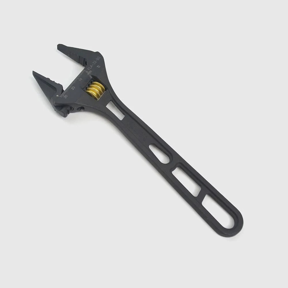 Kurokin FLA-32-BG Lightweight Adjustable Wrench with Serrated Jaws