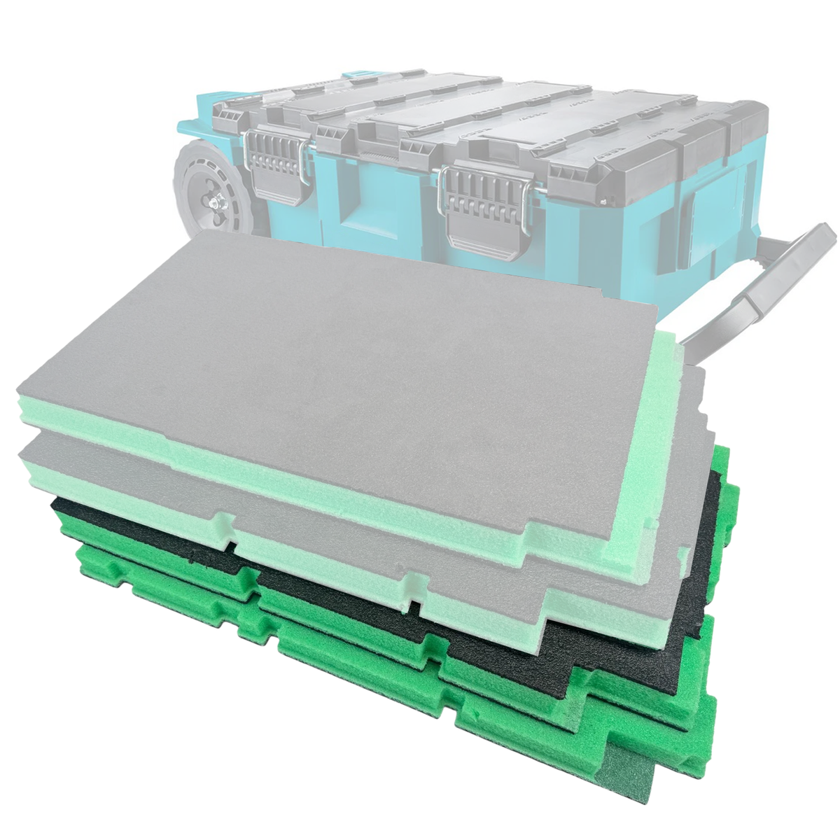 Makita MAKTRAK 90009 Rolling Tool Chest - Kaizen Inserts