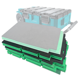 Makita MAKTRAK 90009 Rolling Tool Chest - Kaizen Inserts