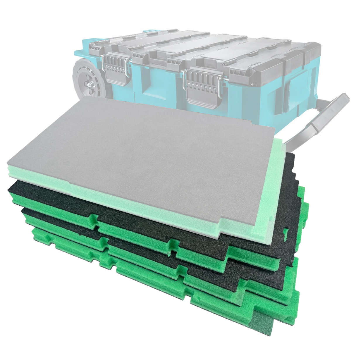 Makita MAKTRAK 90009 Rolling Tool Chest - Kaizen Inserts