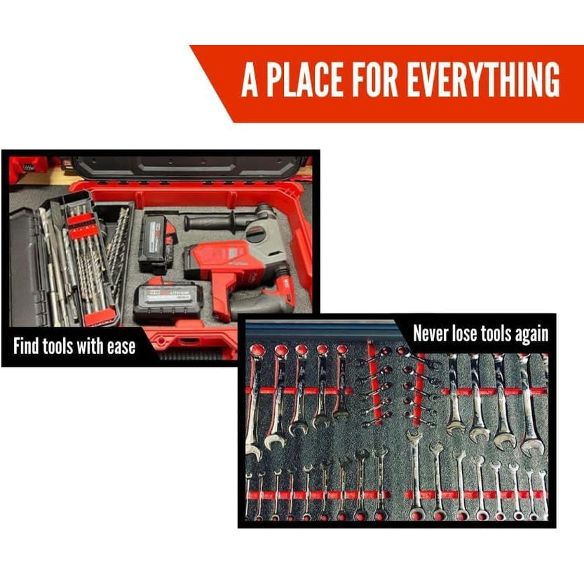 Milwaukee JobSite Organizer - Full Box Inserts