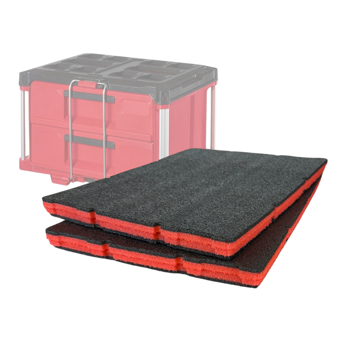 Milwaukee PACKOUT 2 & 3 Drawer Tool Box 48-22-8443 and 48-22-8442 - Kaizen Inserts