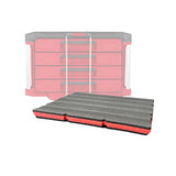 Milwaukee PACKOUT 4 Drawer Tool Box 48-22-8444 - Kaizen Inserts