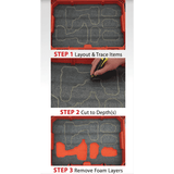 Milwaukee PACKOUT 48-22-8426 Rolling Tool Box - Kaizen Inserts