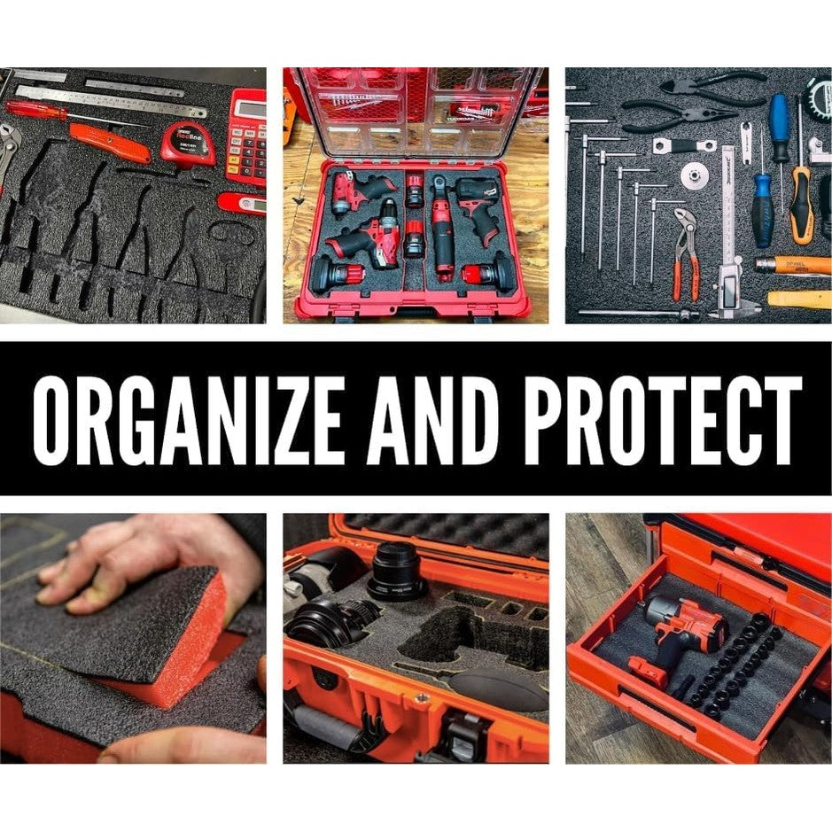 Milwaukee PACKOUT Tool box 48-22-8432 - Kaizen Inserts