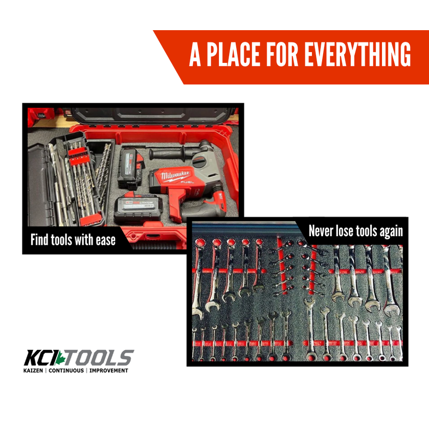 Milwaukee PACKOUT Tool case 48-22-8450 - Kaizen Inserts
