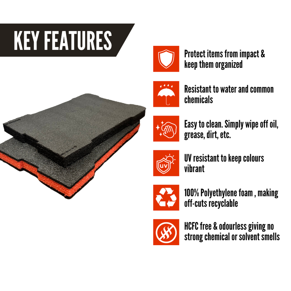 Milwaukee PACKOUT compact low profile 48-22-8436 - Kaizen Inserts