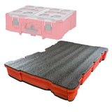 Milwaukee Packout Deep Organizer 48-22-8432 - Full Depth Solid Kaizen Insert Divider Removed