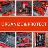 Milwaukee Packout Deep Organizer 48-22-8432 - Kaizen Inserts Top Fill Only