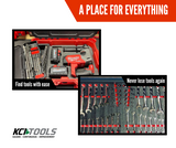 Milwaukee PACKOUT™ Rolling Tool Chest 48-22-8428 - Kaizen Foam Inserts