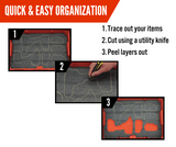 Milwaukee PACKOUT Compact Organizer 48-22-8435 - Kaizen Insert