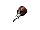 Nepros ND3MS-06 Wooden Stubby Screwdriver, Slotted, 6.3mm