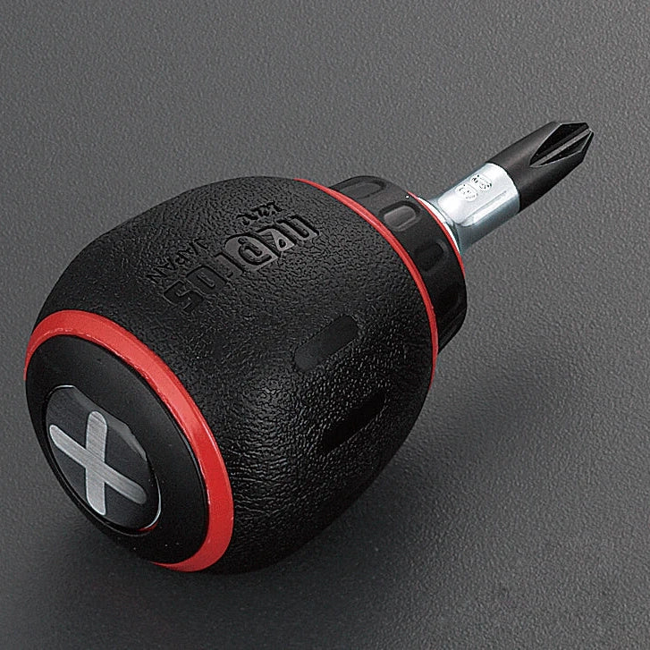 Nepros Stubby Screwdrivers Plastic Grip