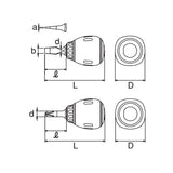 Nepros Stubby Screwdrivers Plastic Grip