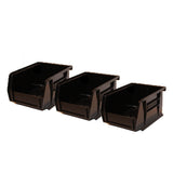 OmniWall 3-Pack Plastic Hanging Organizer Bins