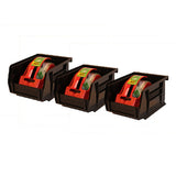 OmniWall 3-Pack Plastic Hanging Organizer Bins