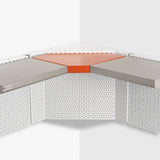 OmniWall Corner Panel Top Shelf