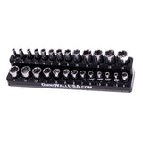 OmniWall Magnetic Metric 1/4" Drive Socket Organizer