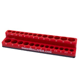 OmniWall Magnetic Metric 1/4" Drive Socket Organizer