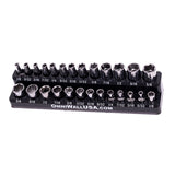 OmniWall Magnetic SAE 1/4" Drive Socket Organizer