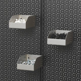 OmniWall Metal Hardware Storage Bins 3-Pack