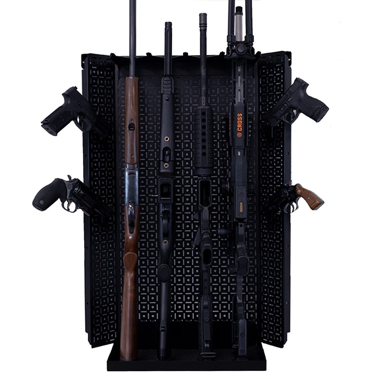 OmniWall "The Defender" Corner Wall Panel Rifle Rack