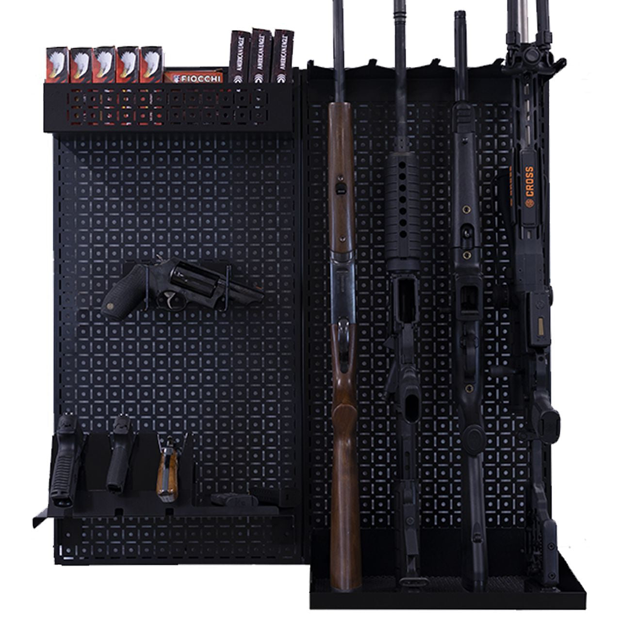 OmniWall "The Serviceman" 2 Panel Fire Arm Storage Rack
