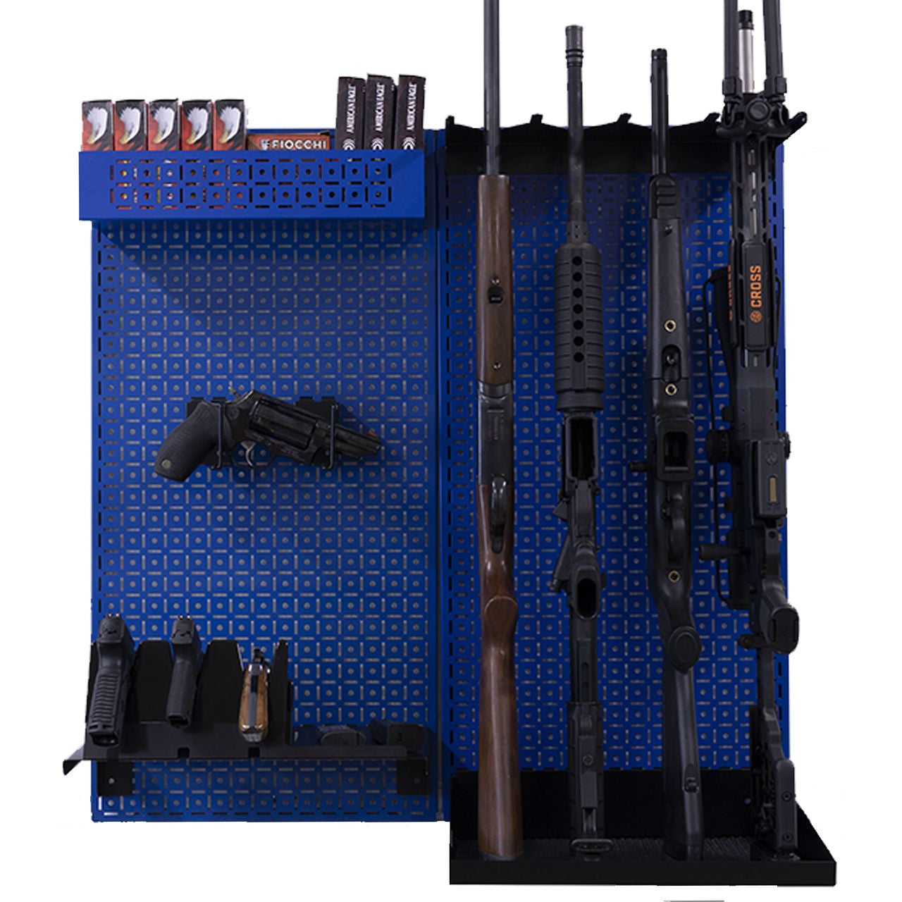 OmniWall "The Serviceman" 2 Panel Fire Arm Storage Rack