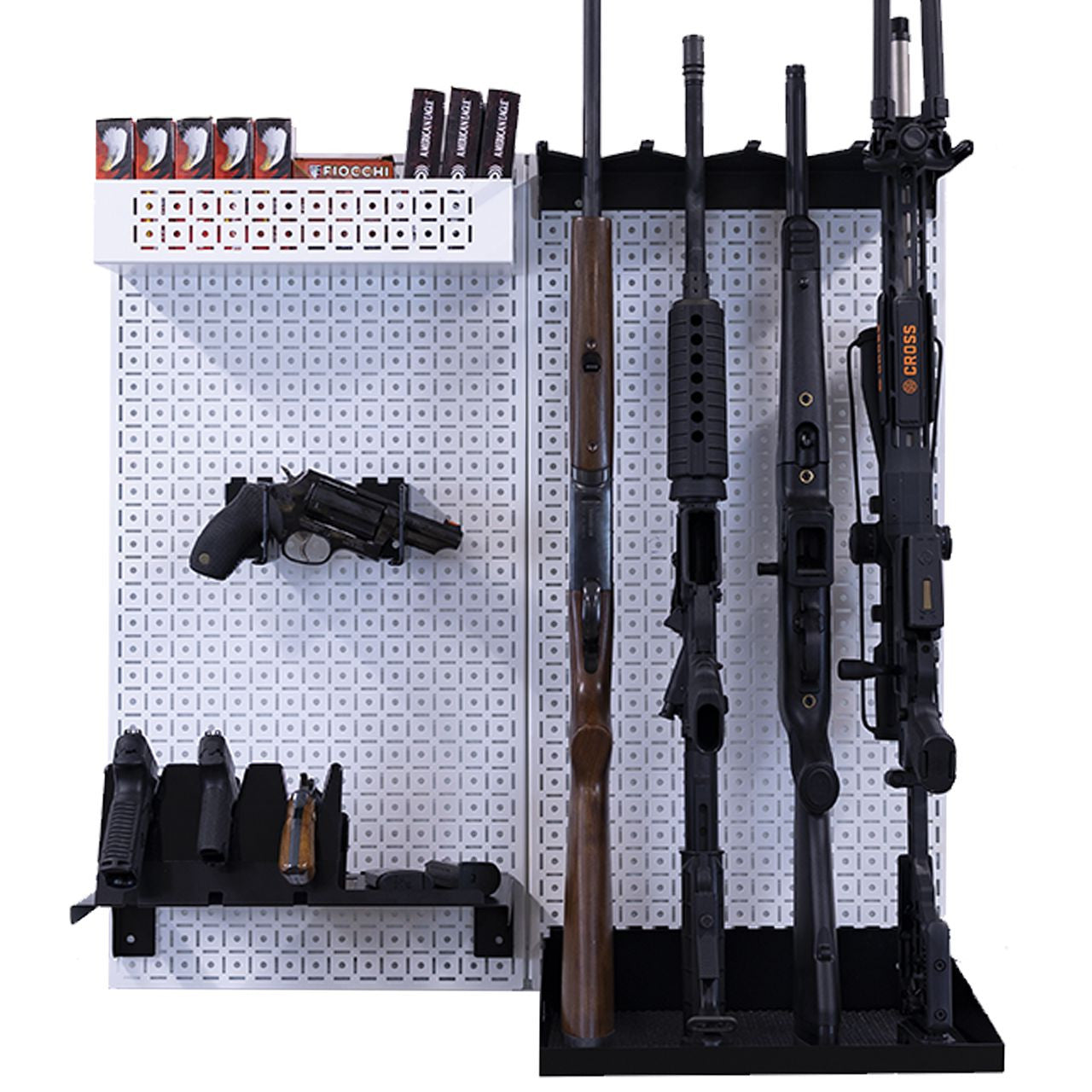 OmniWall "The Serviceman" 2 Panel Fire Arm Storage Rack