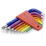 PB 212 H-10 RB Rainbow Key L-Wrenche Set in a Holder