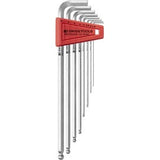 PB 212 LH Key L-wrenches, long, with ball point, set in a practical plastic holder