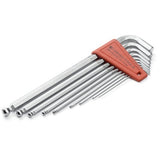 PB 212 LH Key L-wrenches, long, with ball point, set in a practical plastic holder