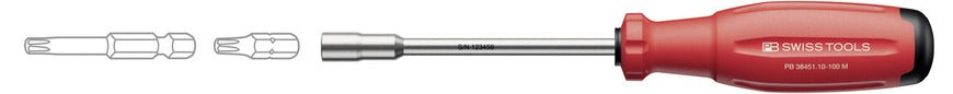 PB 38451 M SwissGrip Evo Universal Bit Holder, for PrecisionBits C 6.3 and E 6.3 1/4”