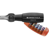 PB 6510 R-30 Insider Pro Ratchet – ratchet handle with integrated bit magazine and 10 PrecisionBits C6