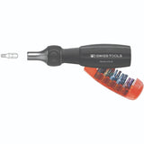 PB 6510 R-30 Insider Pro Ratchet – ratchet handle with integrated bit magazine and 10 PrecisionBits C6