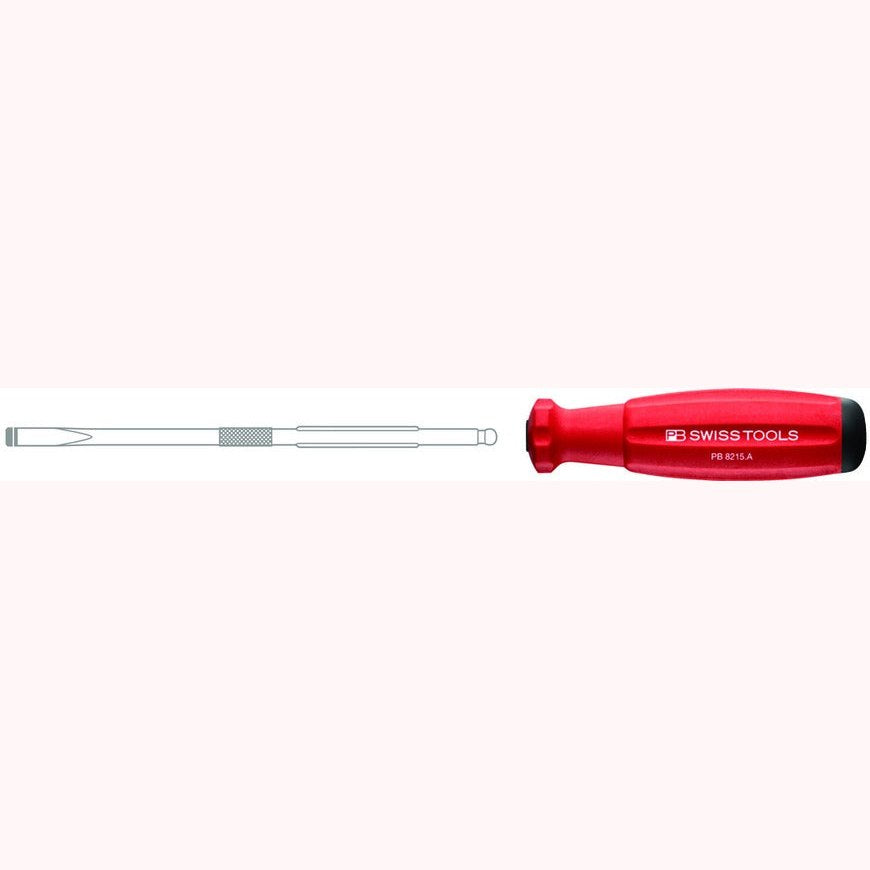 PB 8215 A SwissGrip interchangeable handle for quick and easy blade replacement for different profiles