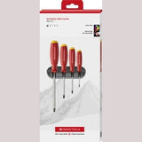 PB 8242 SwissGrip screwdriver set with wall mount