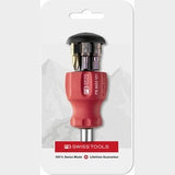 PB 8453 Insider Stubby – Pocket Tool with integrated bit magazine and 6 PrecisionBits C6