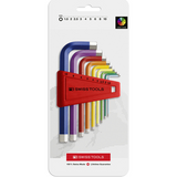 PB Swiss PB 212.H-10 RB Rainbow Key L-Wrenche Set in a Holder